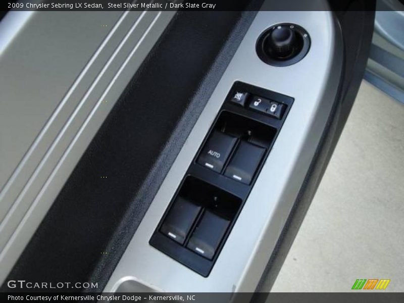 Steel Silver Metallic / Dark Slate Gray 2009 Chrysler Sebring LX Sedan