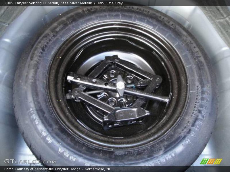 Steel Silver Metallic / Dark Slate Gray 2009 Chrysler Sebring LX Sedan