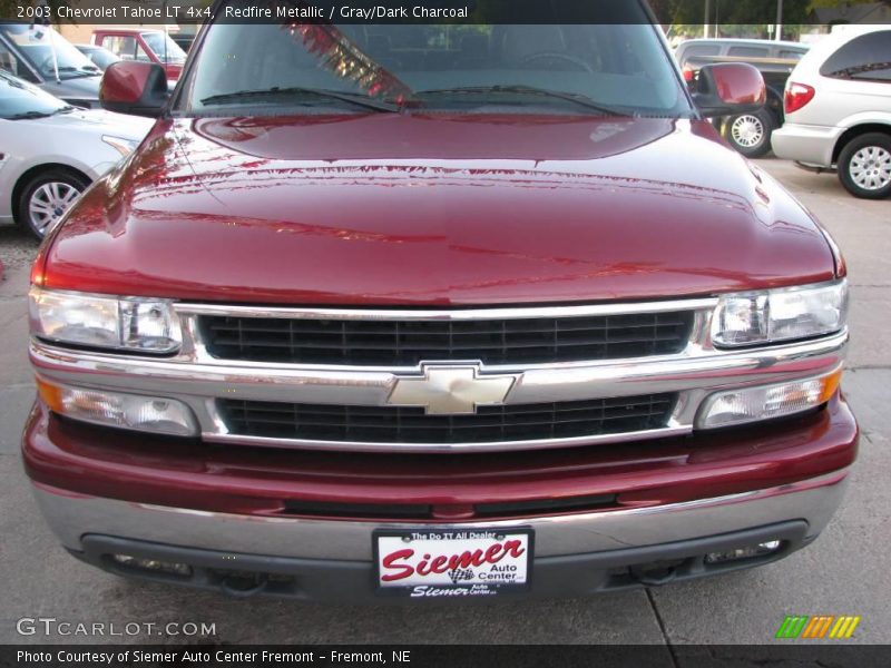 Redfire Metallic / Gray/Dark Charcoal 2003 Chevrolet Tahoe LT 4x4