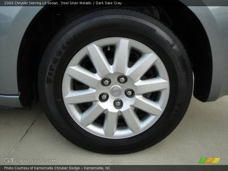Steel Silver Metallic / Dark Slate Gray 2009 Chrysler Sebring LX Sedan