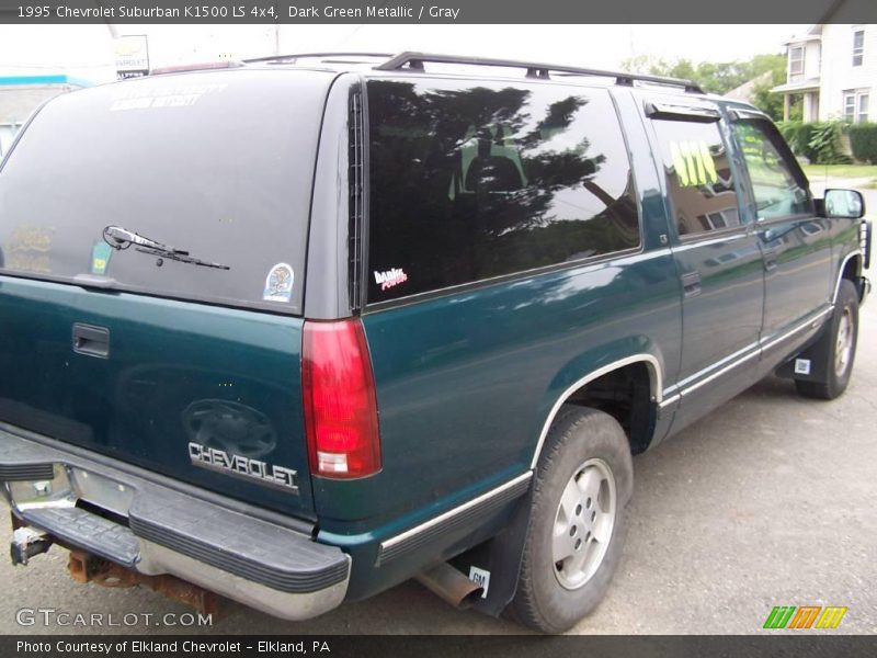 Dark Green Metallic / Gray 1995 Chevrolet Suburban K1500 LS 4x4