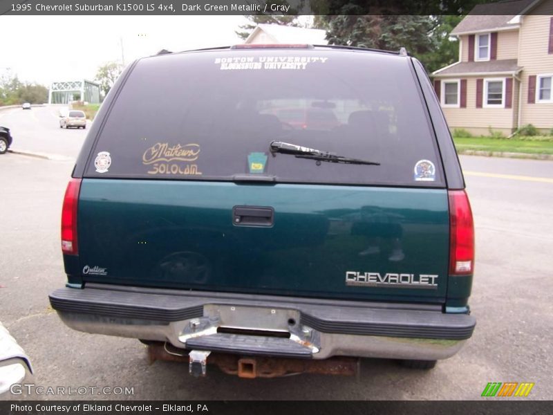 Dark Green Metallic / Gray 1995 Chevrolet Suburban K1500 LS 4x4