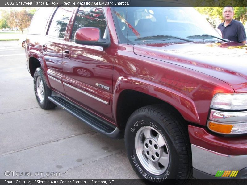 Redfire Metallic / Gray/Dark Charcoal 2003 Chevrolet Tahoe LT 4x4