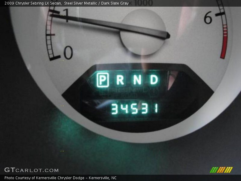 Steel Silver Metallic / Dark Slate Gray 2009 Chrysler Sebring LX Sedan