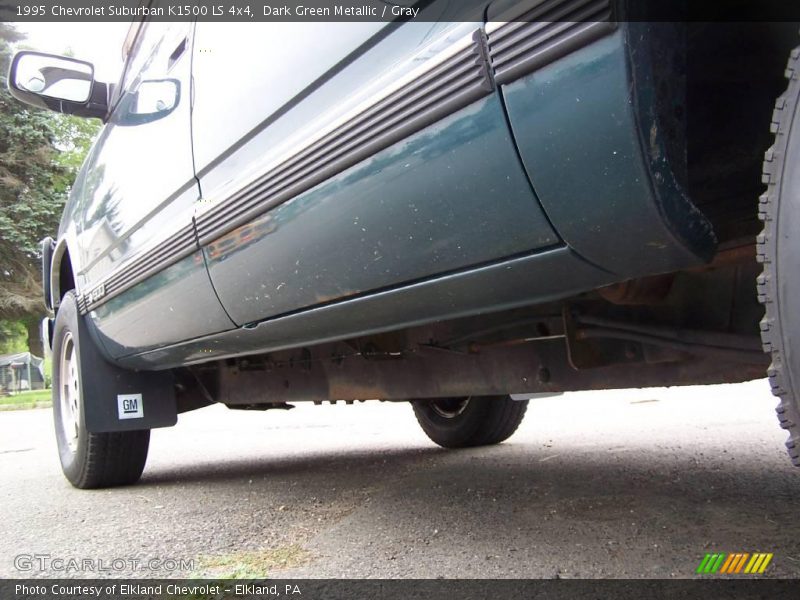 Dark Green Metallic / Gray 1995 Chevrolet Suburban K1500 LS 4x4