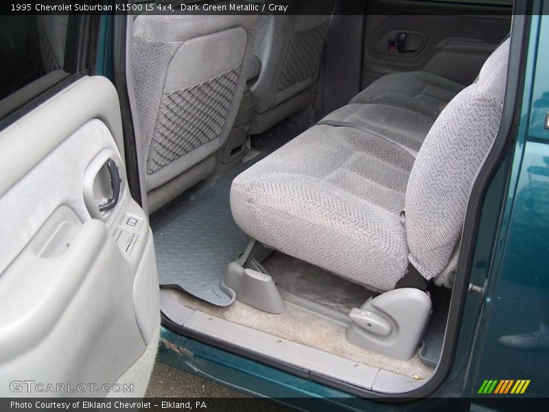 Dark Green Metallic / Gray 1995 Chevrolet Suburban K1500 LS 4x4