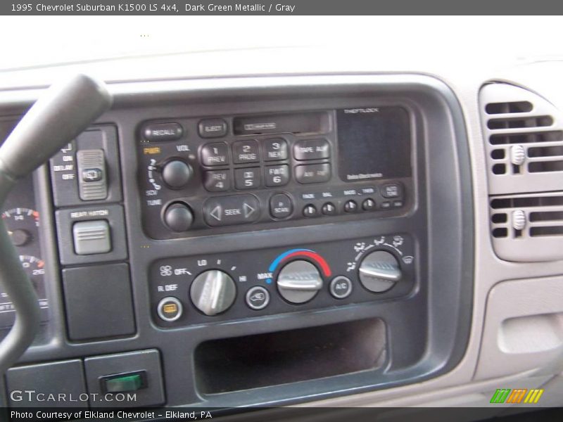 Dark Green Metallic / Gray 1995 Chevrolet Suburban K1500 LS 4x4
