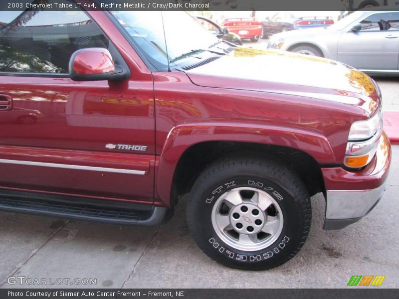 Redfire Metallic / Gray/Dark Charcoal 2003 Chevrolet Tahoe LT 4x4