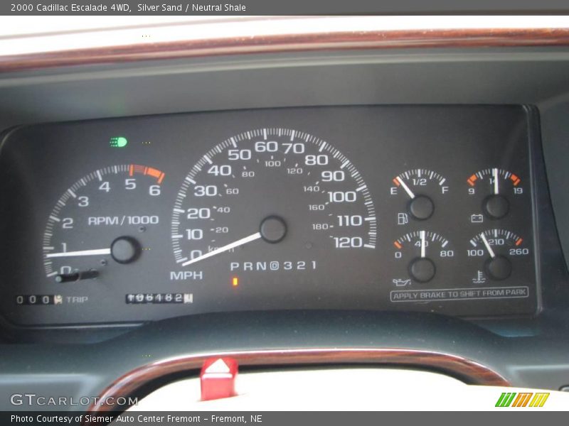 Silver Sand / Neutral Shale 2000 Cadillac Escalade 4WD