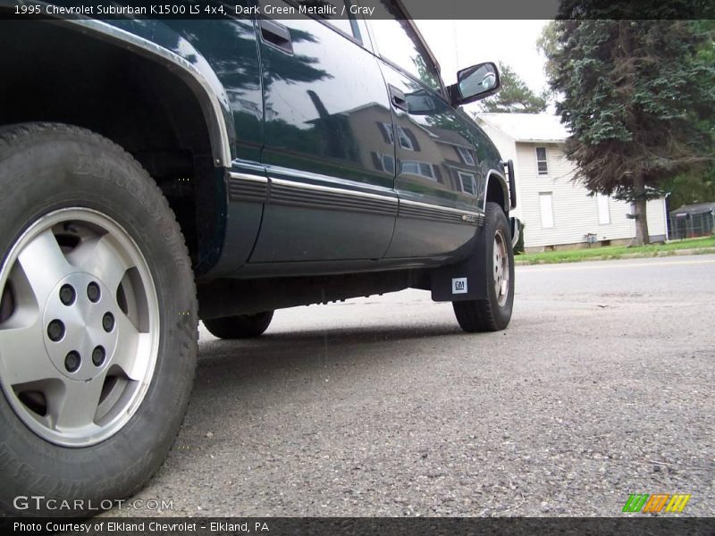 Dark Green Metallic / Gray 1995 Chevrolet Suburban K1500 LS 4x4