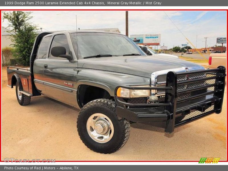 Mineral Gray Metallic / Mist Gray 1999 Dodge Ram 2500 Laramie Extended Cab 4x4 Chassis