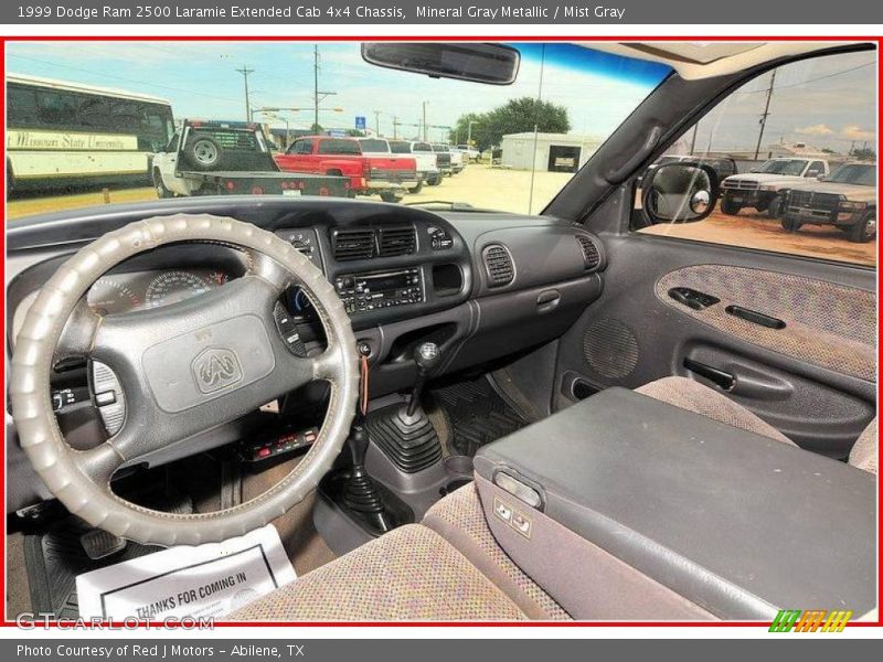 Mineral Gray Metallic / Mist Gray 1999 Dodge Ram 2500 Laramie Extended Cab 4x4 Chassis