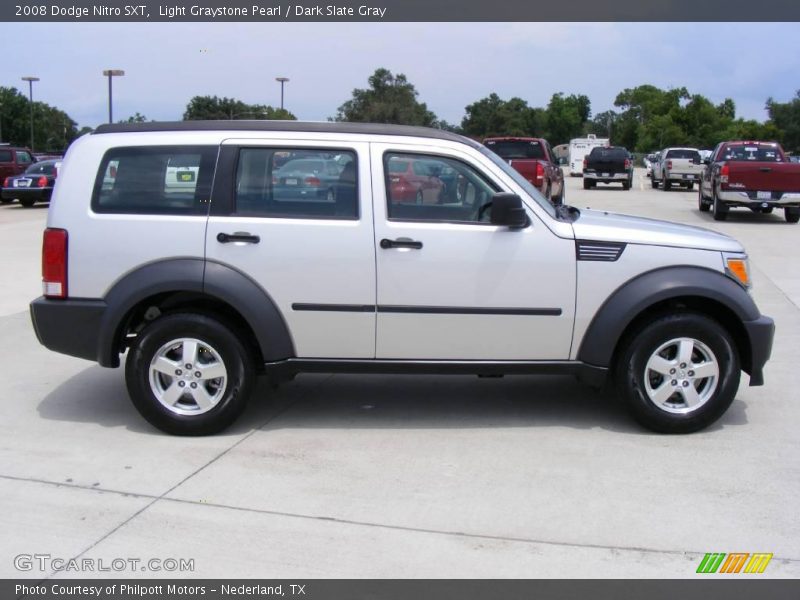 Light Graystone Pearl / Dark Slate Gray 2008 Dodge Nitro SXT