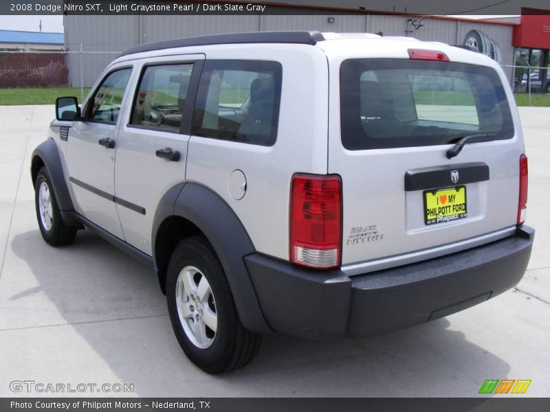 Light Graystone Pearl / Dark Slate Gray 2008 Dodge Nitro SXT