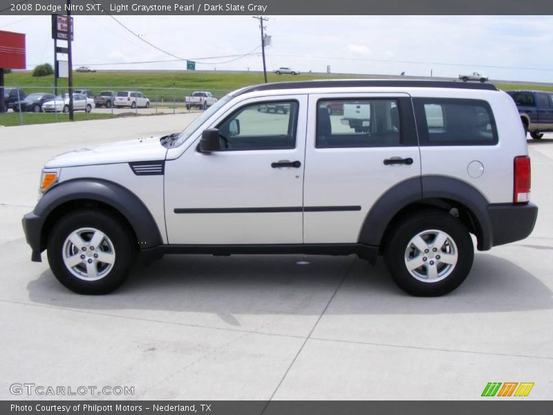 Light Graystone Pearl / Dark Slate Gray 2008 Dodge Nitro SXT