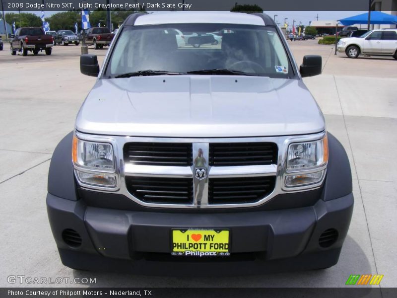 Light Graystone Pearl / Dark Slate Gray 2008 Dodge Nitro SXT