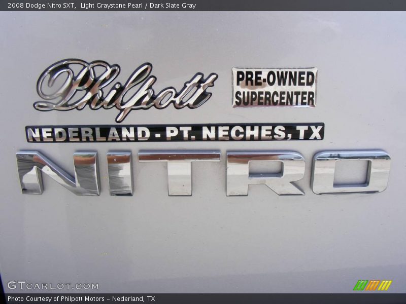 Light Graystone Pearl / Dark Slate Gray 2008 Dodge Nitro SXT