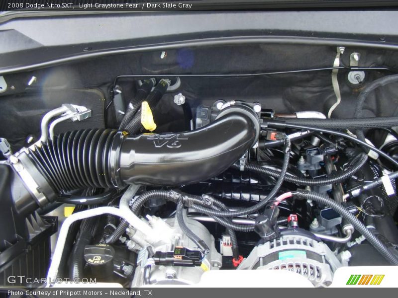 Light Graystone Pearl / Dark Slate Gray 2008 Dodge Nitro SXT