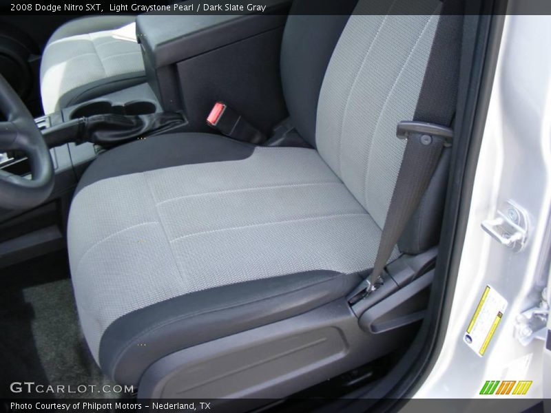 Light Graystone Pearl / Dark Slate Gray 2008 Dodge Nitro SXT