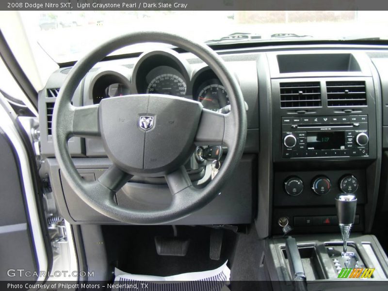 Light Graystone Pearl / Dark Slate Gray 2008 Dodge Nitro SXT