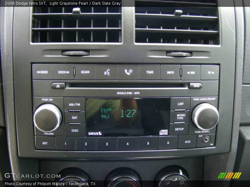 Light Graystone Pearl / Dark Slate Gray 2008 Dodge Nitro SXT