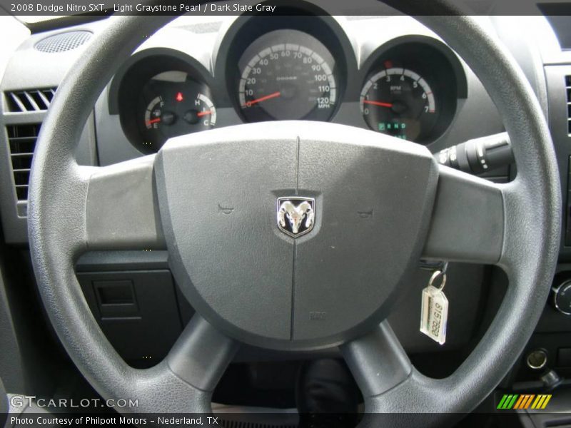 Light Graystone Pearl / Dark Slate Gray 2008 Dodge Nitro SXT