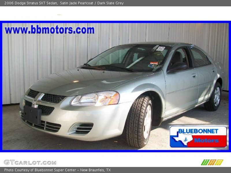 Satin Jade Pearlcoat / Dark Slate Grey 2006 Dodge Stratus SXT Sedan