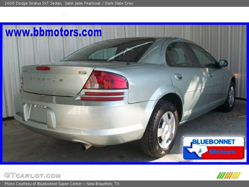 Satin Jade Pearlcoat / Dark Slate Grey 2006 Dodge Stratus SXT Sedan