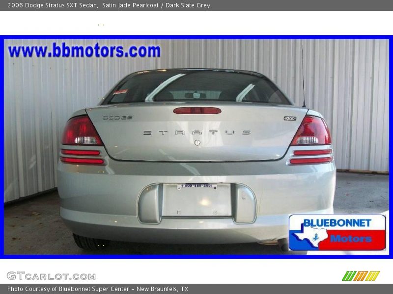 Satin Jade Pearlcoat / Dark Slate Grey 2006 Dodge Stratus SXT Sedan