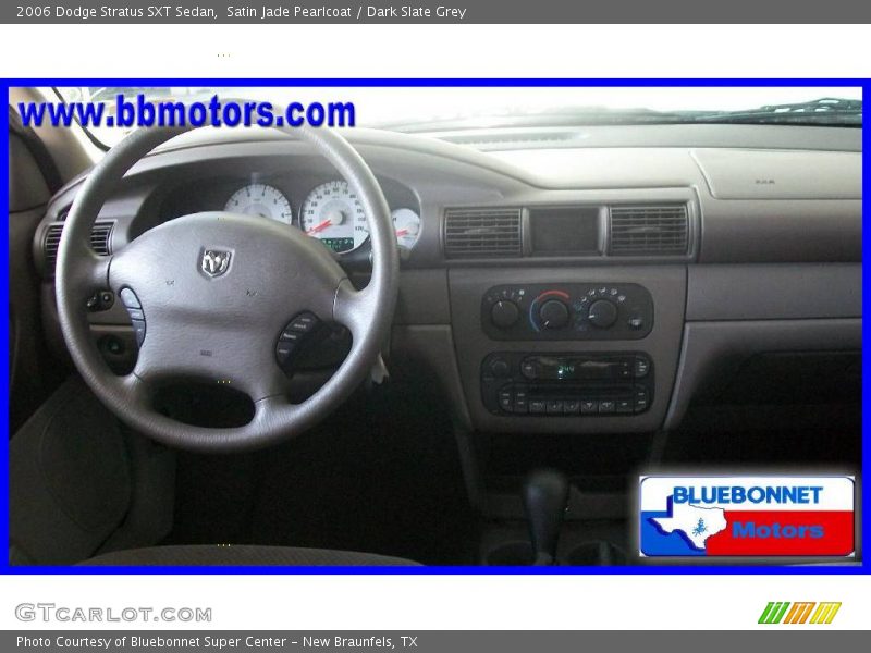 Satin Jade Pearlcoat / Dark Slate Grey 2006 Dodge Stratus SXT Sedan
