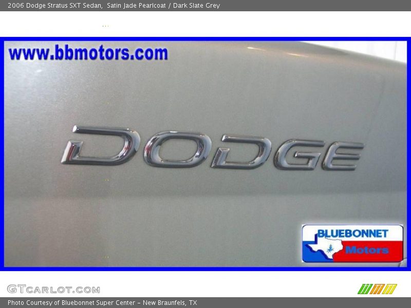 Satin Jade Pearlcoat / Dark Slate Grey 2006 Dodge Stratus SXT Sedan
