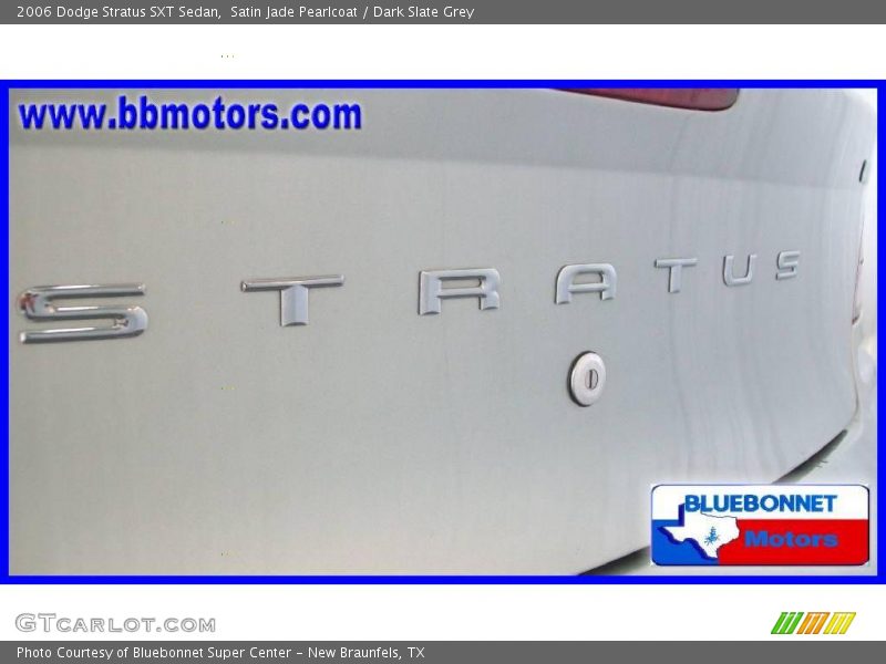 Satin Jade Pearlcoat / Dark Slate Grey 2006 Dodge Stratus SXT Sedan
