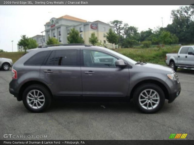 Sterling Grey Metallic / Charcoal Black 2009 Ford Edge SEL