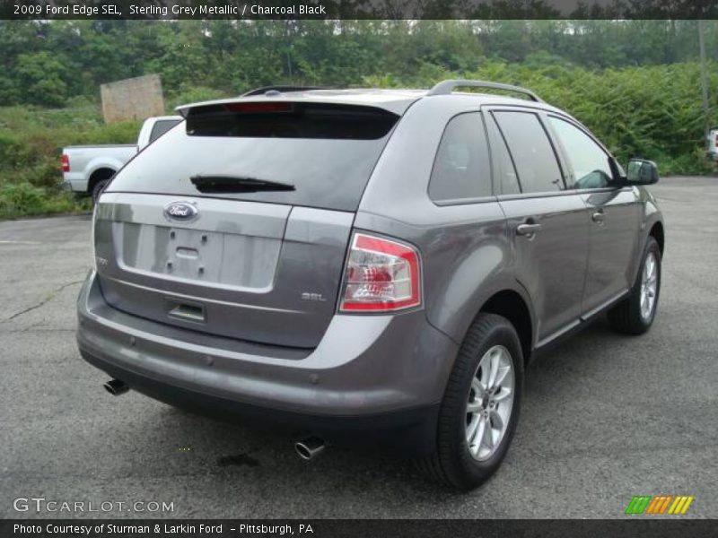 Sterling Grey Metallic / Charcoal Black 2009 Ford Edge SEL