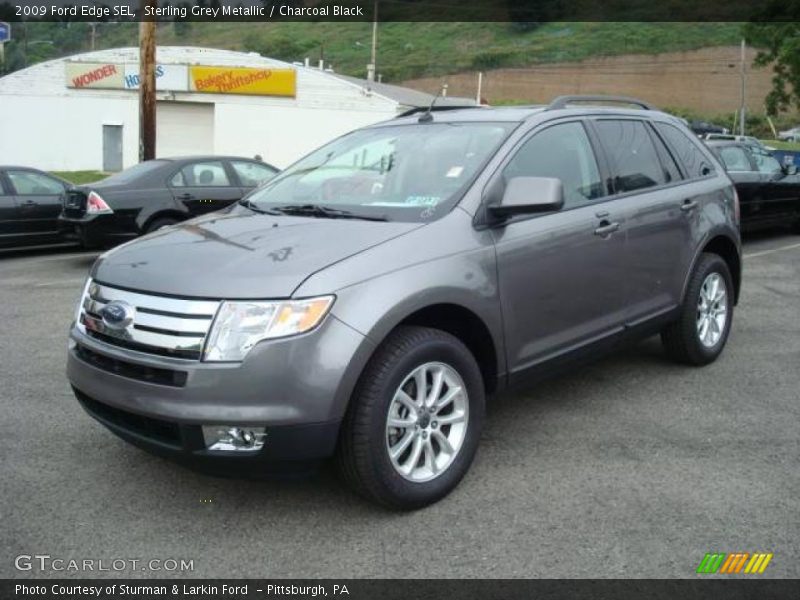 Sterling Grey Metallic / Charcoal Black 2009 Ford Edge SEL