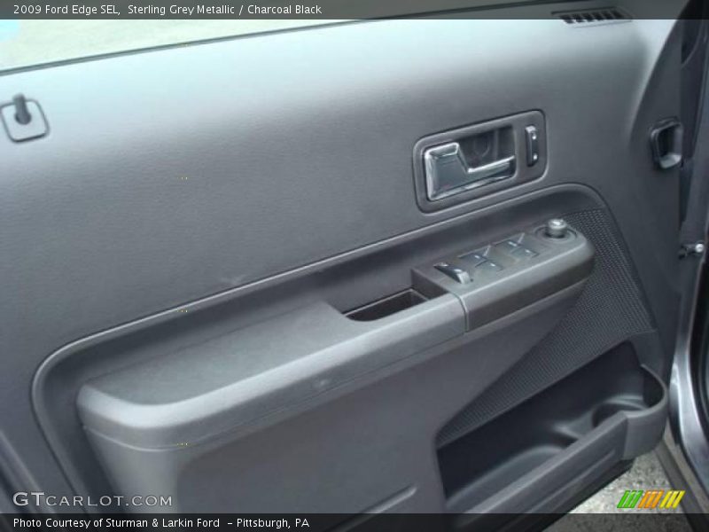 Sterling Grey Metallic / Charcoal Black 2009 Ford Edge SEL