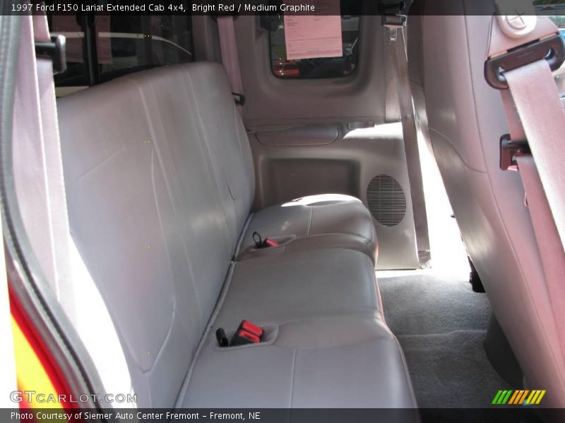Bright Red / Medium Graphite 1997 Ford F150 Lariat Extended Cab 4x4