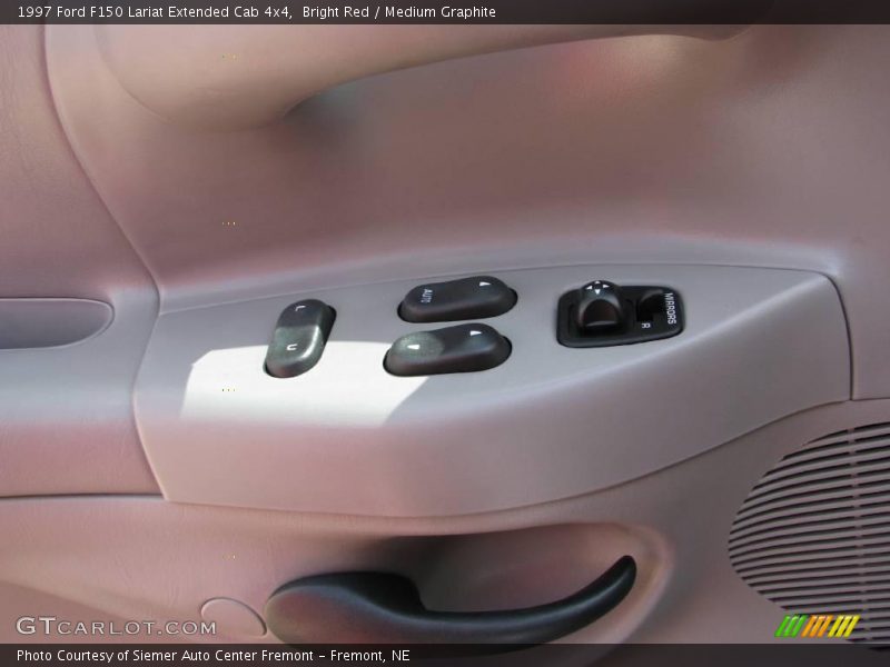Bright Red / Medium Graphite 1997 Ford F150 Lariat Extended Cab 4x4