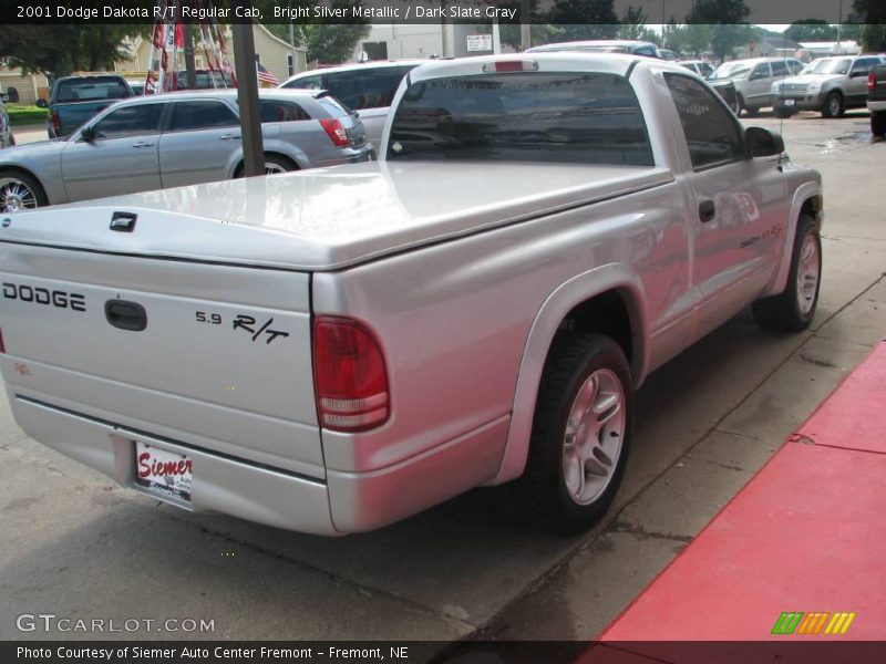 Bright Silver Metallic / Dark Slate Gray 2001 Dodge Dakota R/T Regular Cab