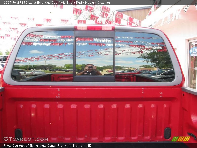 Bright Red / Medium Graphite 1997 Ford F150 Lariat Extended Cab 4x4