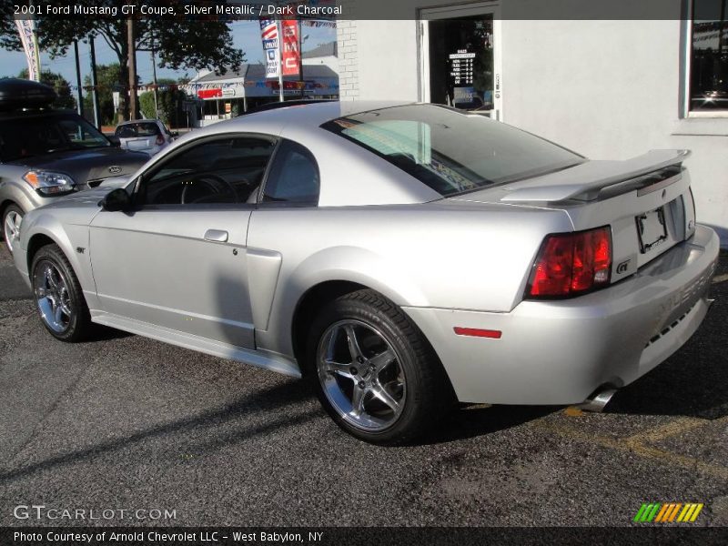 Silver Metallic / Dark Charcoal 2001 Ford Mustang GT Coupe
