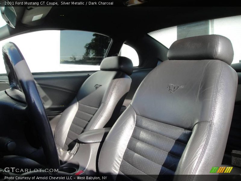 Silver Metallic / Dark Charcoal 2001 Ford Mustang GT Coupe