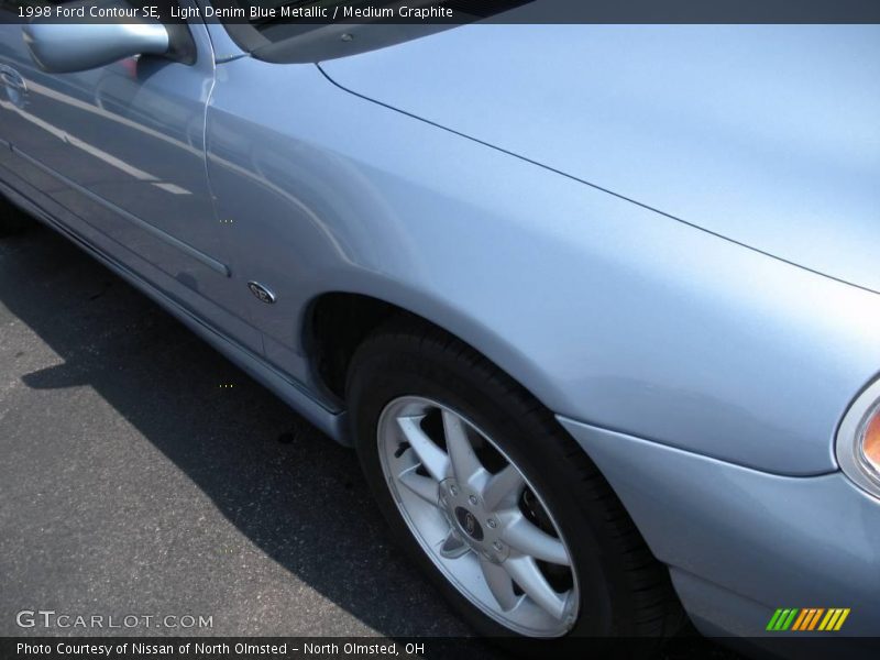 Light Denim Blue Metallic / Medium Graphite 1998 Ford Contour SE