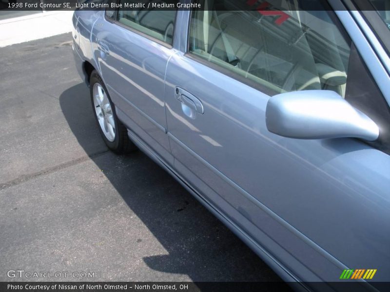 Light Denim Blue Metallic / Medium Graphite 1998 Ford Contour SE