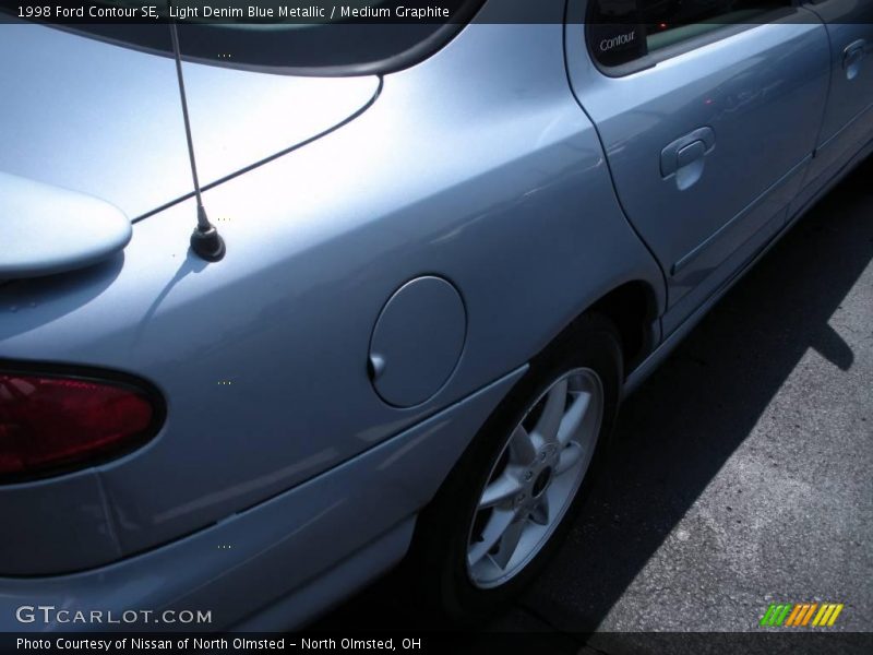 Light Denim Blue Metallic / Medium Graphite 1998 Ford Contour SE