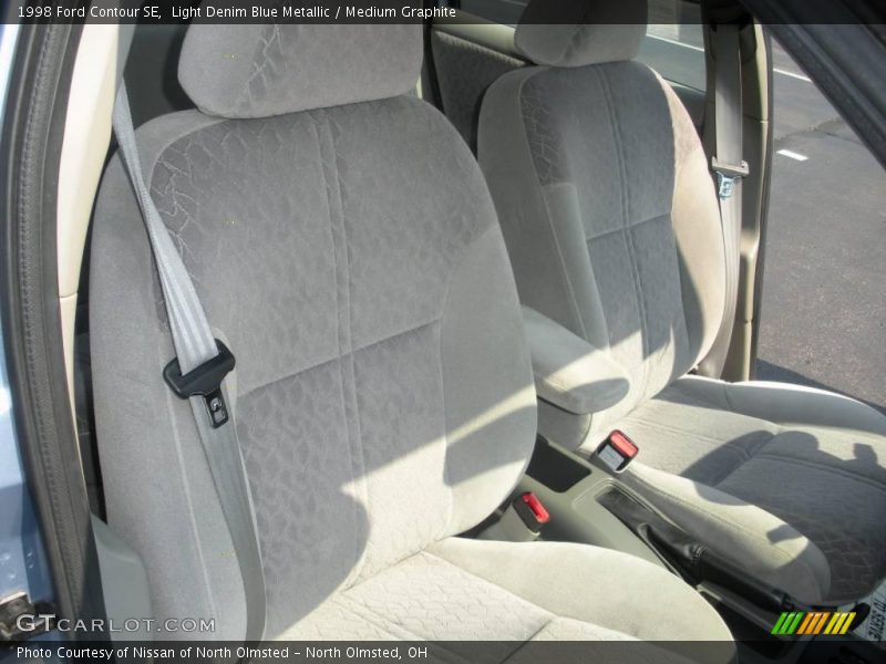 Light Denim Blue Metallic / Medium Graphite 1998 Ford Contour SE