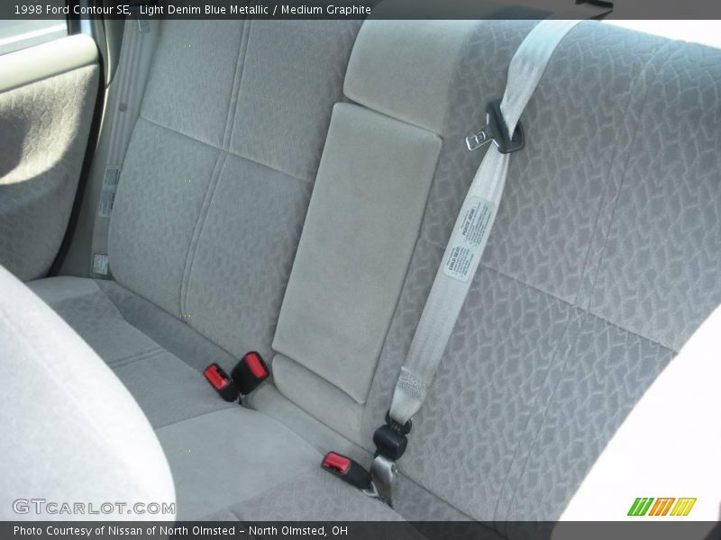 Light Denim Blue Metallic / Medium Graphite 1998 Ford Contour SE