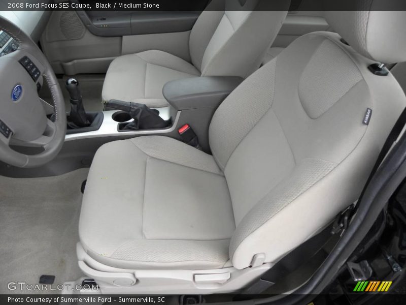 Black / Medium Stone 2008 Ford Focus SES Coupe