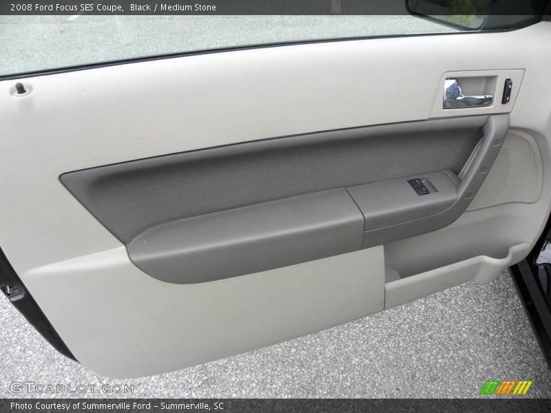 Black / Medium Stone 2008 Ford Focus SES Coupe