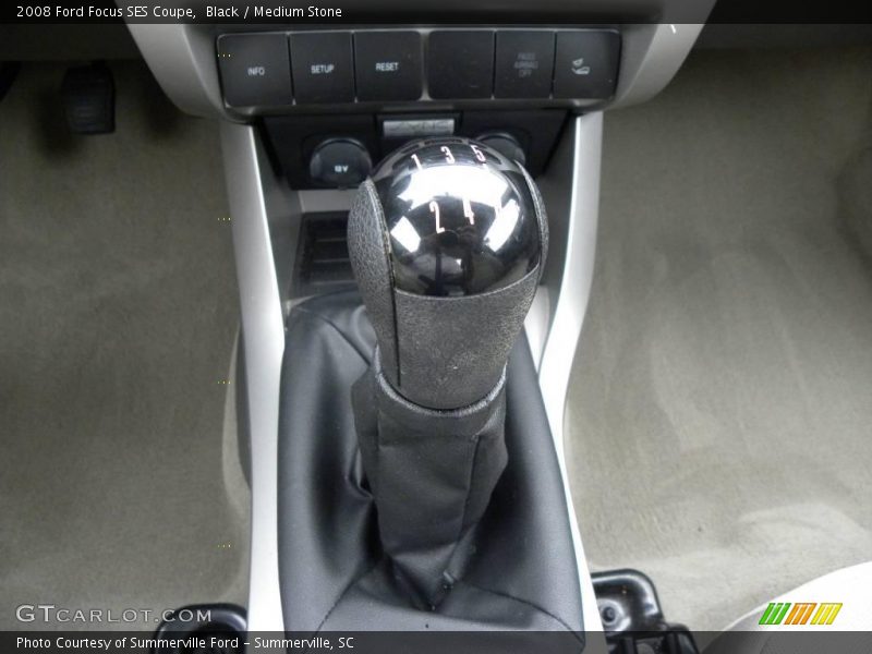 Black / Medium Stone 2008 Ford Focus SES Coupe